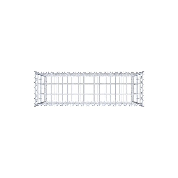 Gabione 100 cm x 70 cm x 30 cm (L x H x T), Maschenweite 5 cm x 10 cm, Spirale