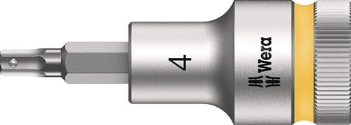 Wera Steckschlüsseleinsatz 8740 C HF 1/2 SW 4 mm Länge 60 mm - 5003820001