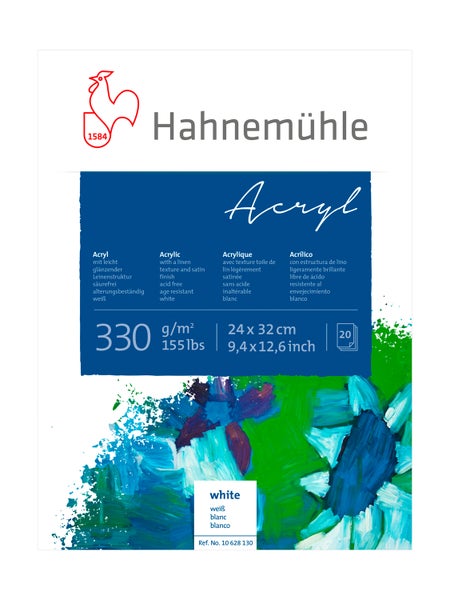 Hahnemühle Papier Acryl 330, 24 x 32 cm, 330 g/m²