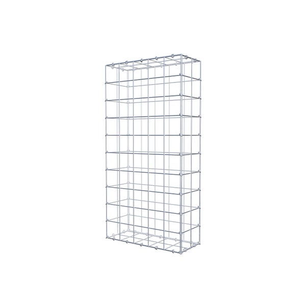 Gabione 100 cm x 20 cm x 50 cm (L x H x T), Maschenweite 10 cm x 10 cm, C-Ring