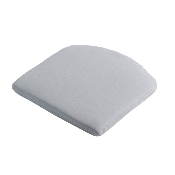 Sitzkissen Panama hellgrau - ca. 46x48 cm - 4er-Set