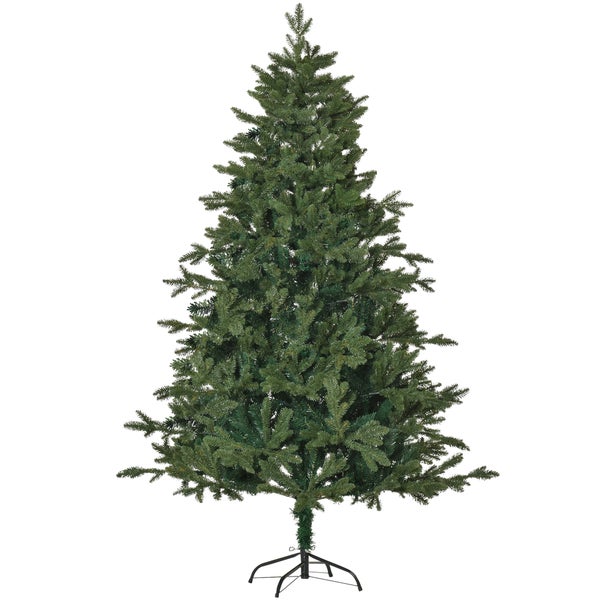 HOMCOM künstlicher Weihnachtsbaum, Ø120 x 180 cm, PVC, Grün