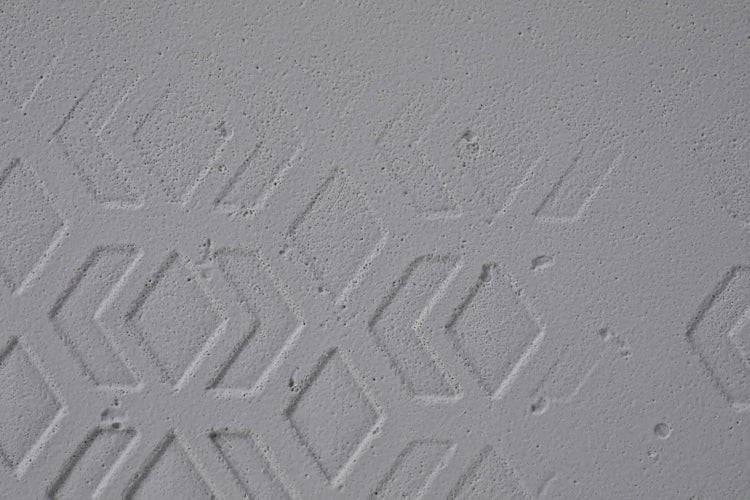 Ondis24 Pflanzkübel Beton 80 Caro Rollen 100% recycled hellgrau, Blumtopf, Pflanzgefäß