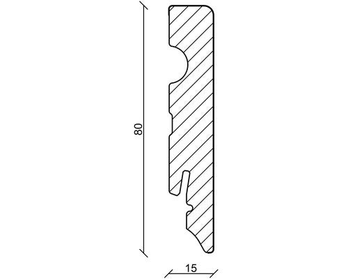 Sockelleiste Digitaldruck FU84L Autos 15x80x2400 mm