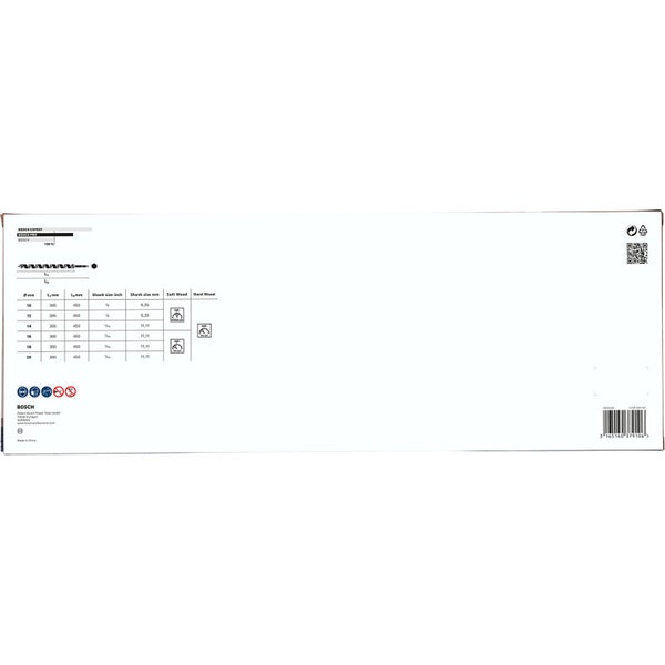 Bosch Expert Holzbohrer Set Produktdetails