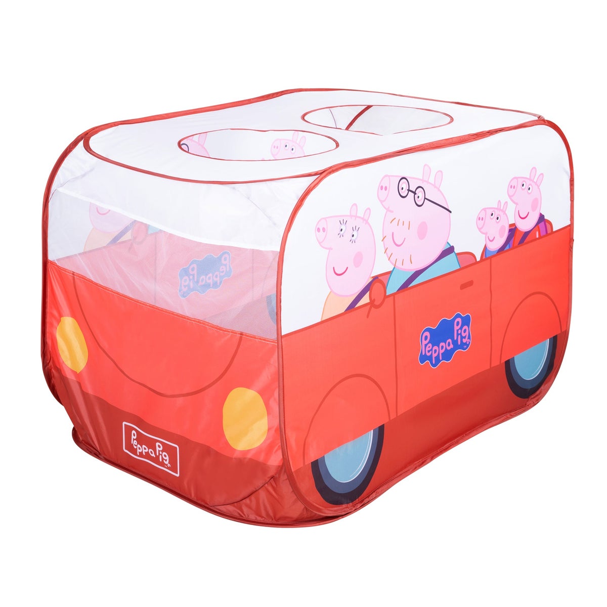 ROBA Pop Up Spielbus 'Peppa Pig' - Kinderzelt in Autoform - Für Indoor &amp; Outdoor