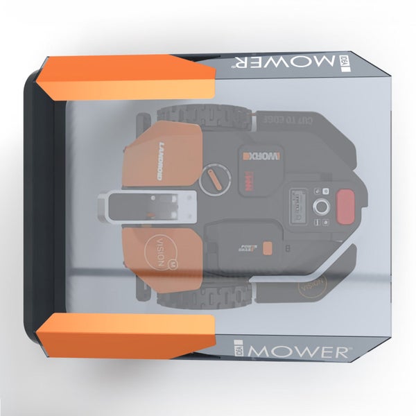 Verpackung eines Mähroboters