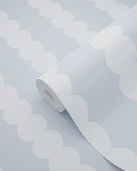 Tapetenrolle mit Wolkenmuster