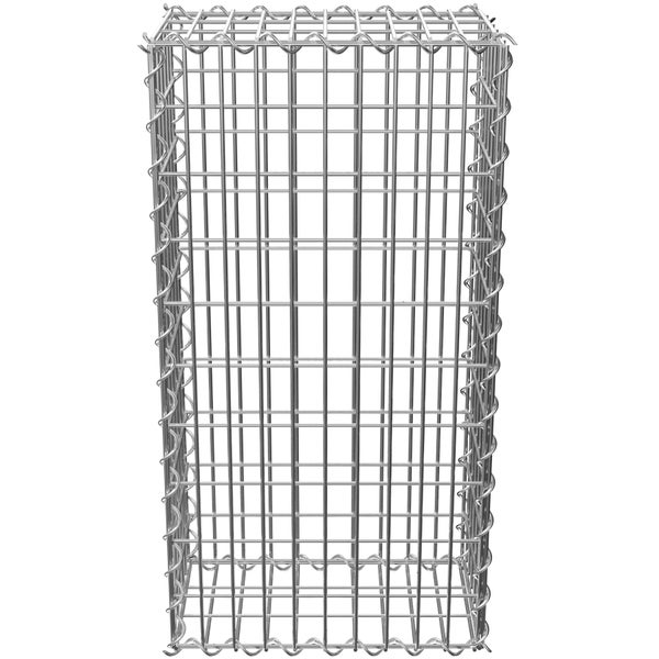 Gabione tectake  Drahtstärke 4 mm rechteckig grau