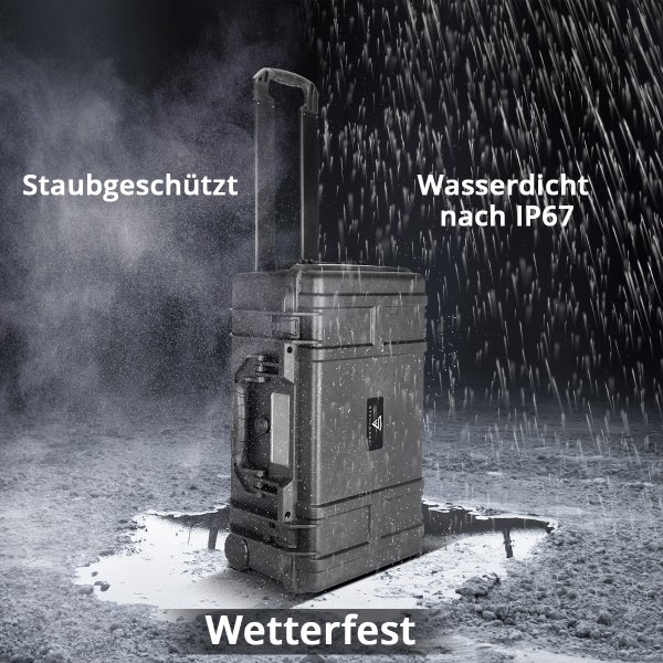 STAHLWERK Universalkoffer mit Schaumstoff-Einlage, wetter- und wasserdicht