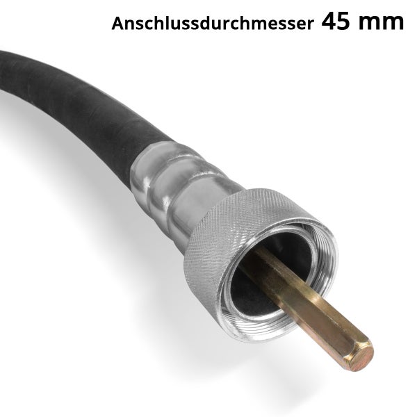 Schlauch mit 45 mm Anschlussdurchmesser