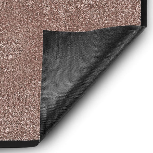 FLOORDIREKT Fußmatte Rhine - Unicolor - Schmutzfangmatte für Innen & Außenbereiche - Hellbeige - 90 x 120 cm