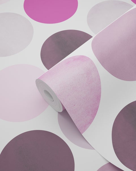 Rolle Tapete mit Kreis Muster