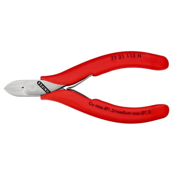 Knipex Seitenschneider mit roten Griffen