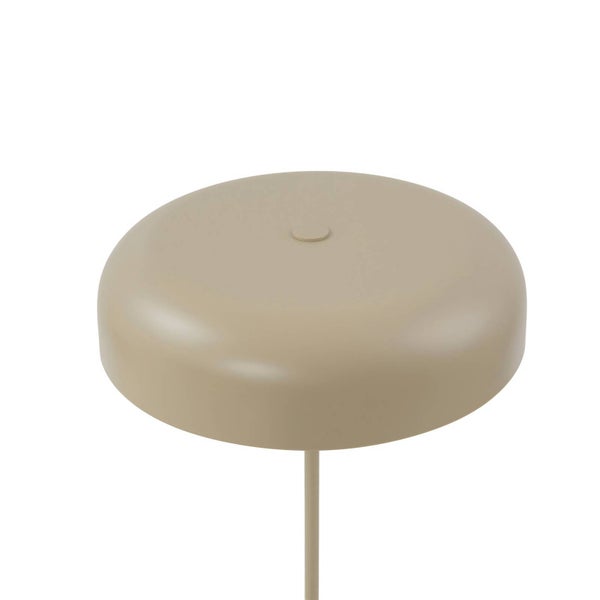 Stehleuchte mit rundem Lampenschirm