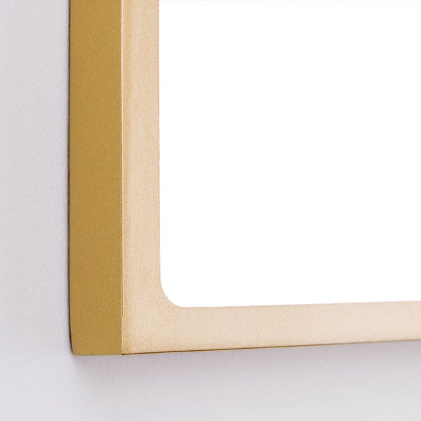 LED Deckenleuchte Lero 18 x 18 cm Gold 3000K 1300lm