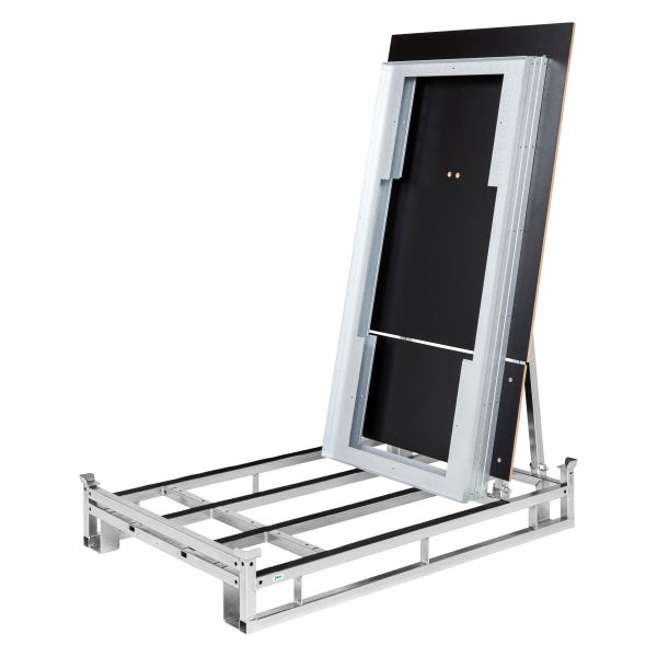 Plattenschneider mit Rahmen und Stützstruktur