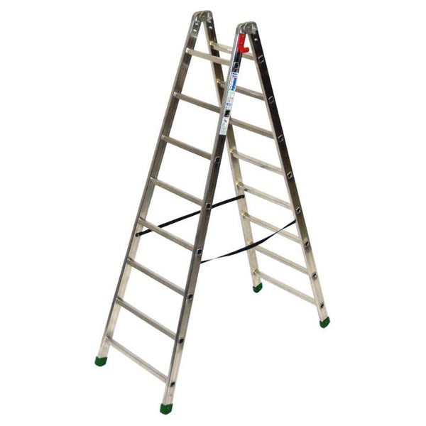 Aluminium Klappleiter mit Stufen