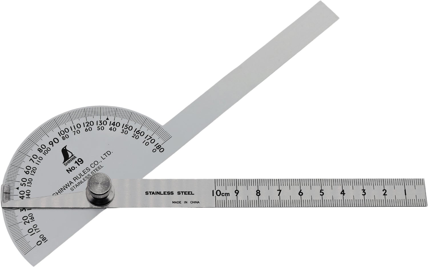 Shinwa Gradmesser 90°, Winkelmesser, No.19, 10cm