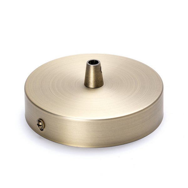 Deckenbaldachin Abdeckung für Hängeleuchten, Lampenbaldachin inkl. Klemmnippel, Ø 100 mm, Patina