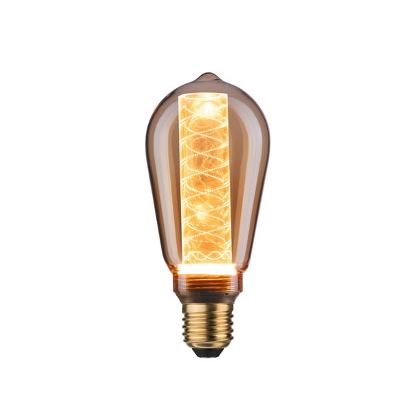 Inner Glow Edition LED Kolben Innenkolben Spiralmuster E27 230V 230lm 4W 1800K Gold