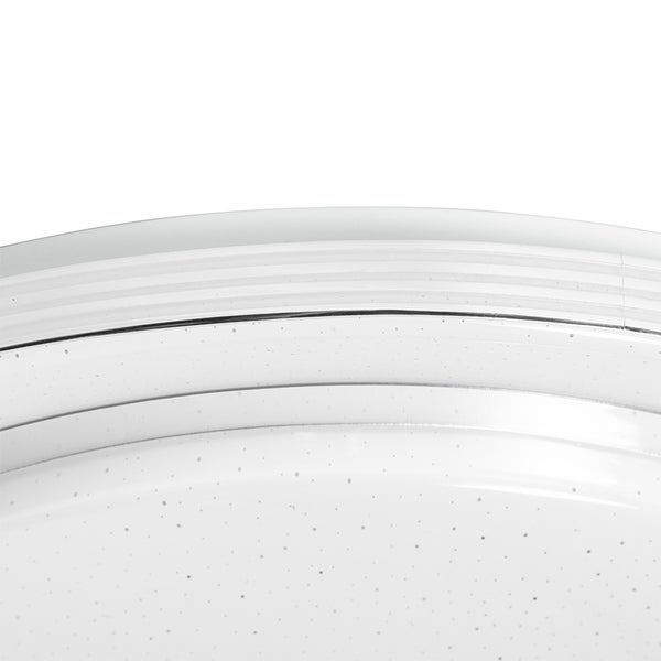 Detail einer runden Deckenleuchte