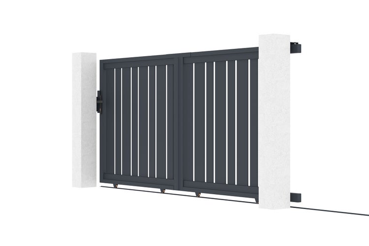 Schiebetor aus aluminium 3m VEYMONT 300C140