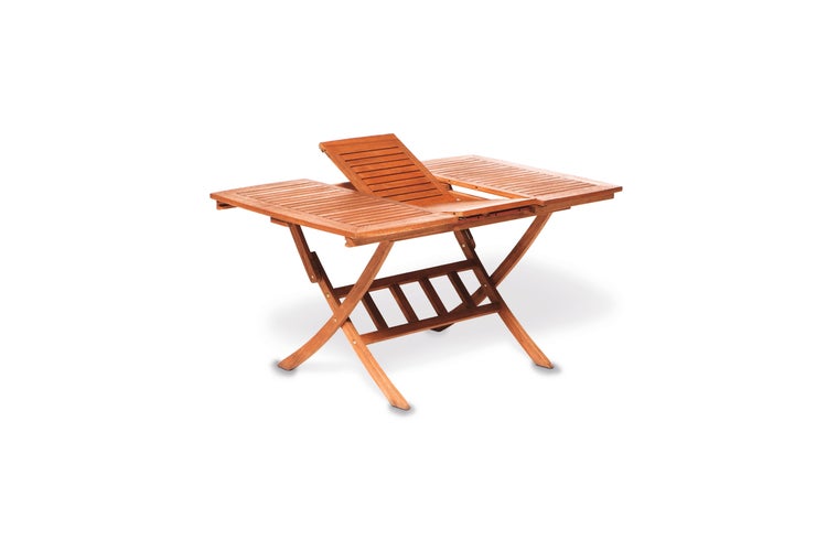 Maracaibo Set 5tlg., 4 Klappsessel, Klappausziehtisch 110 (160) x 90 cm