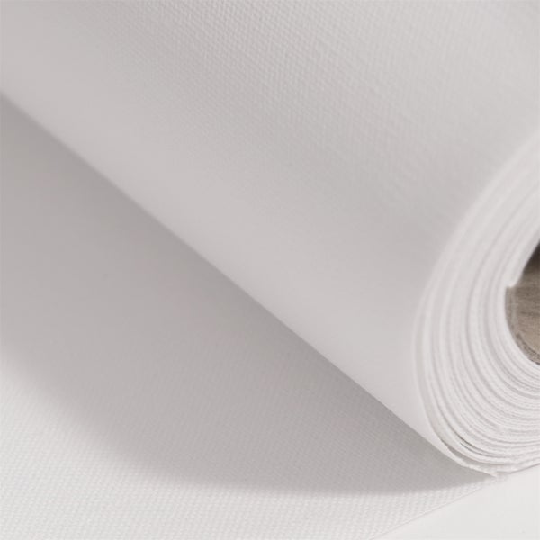 Leinwandrolle BK Premium 1x10 m, 380gsm, 100% Baumwolle, malfertig grundiert weiß