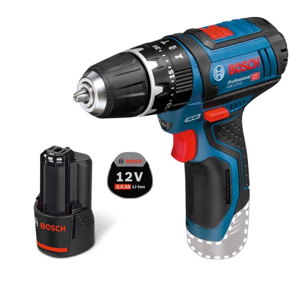Bosch GSB 12V-15 Akku-Bohrschrauber mit Akku