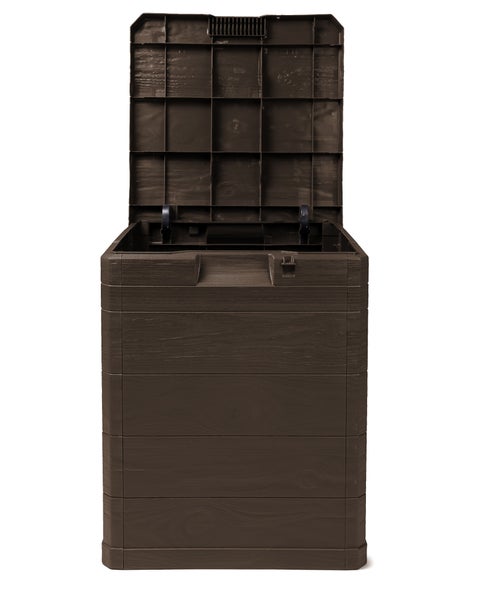 Ondis24 Kissenbox Madera Mini braun, Aufbewahrungsbox, Box