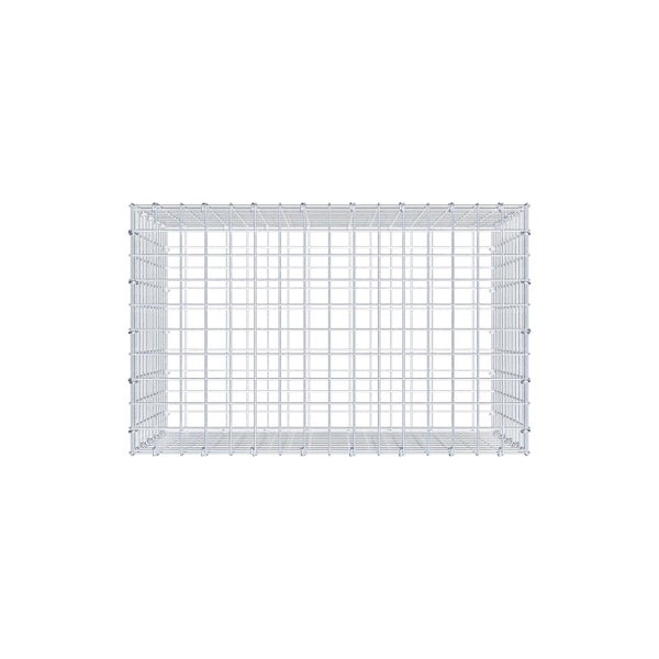 Gabione 80 cm x 50 cm x 50 cm (L x H x T), Maschenweite 5 cm x 5 cm, C-Ring