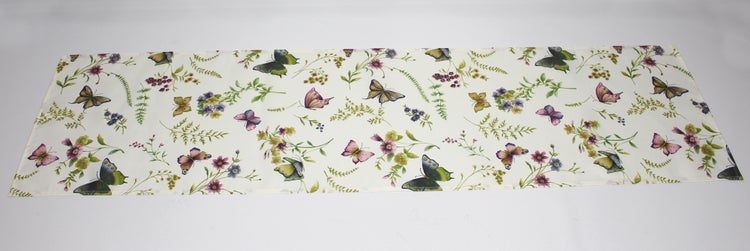 FRANK FLECHTWAREN | Tischläufer Sommerwiese, POLYESTER, 40 x 150 cm