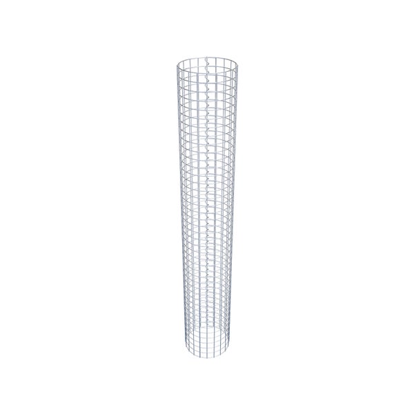 Gabionensäule Durchmesser 32 cm MW 5 x 5 cm rund - Höhe: 210 cm