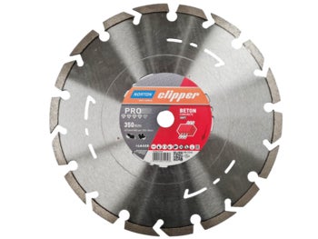 Norton Clipper Diamanttrennscheibe Pro Beton 350 Millimeter für Betonschnitt