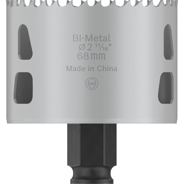 Bimetall Lochsäge, Durchmesser 68 Millimeter