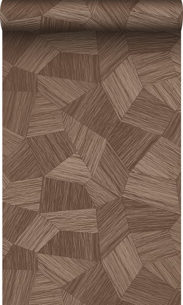 Origin Wallcoverings Öko-Strukturtapete 3D-Muster Rostbraun - 0.53 x 10.05 m - 347824