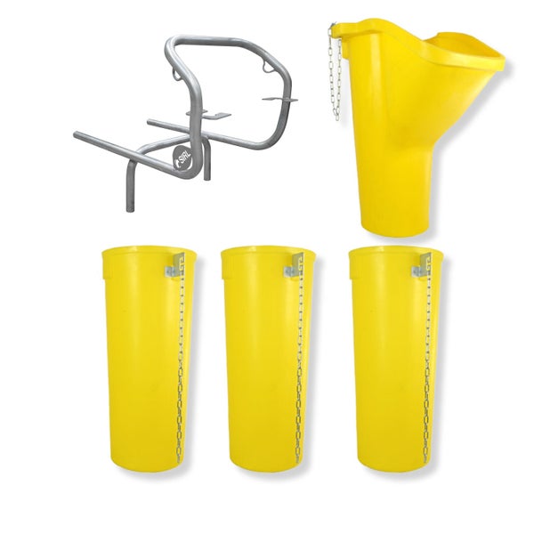 Tränkeimer Set mit Halterung für Tiere