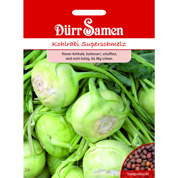 Kohlrabi Superschmelz Saatgut von Dürr Samen