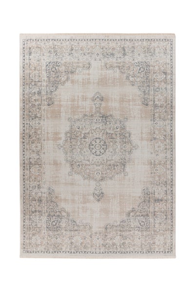 Kurzflor Teppich Eloma Grau Vintage 120 x 170 cm