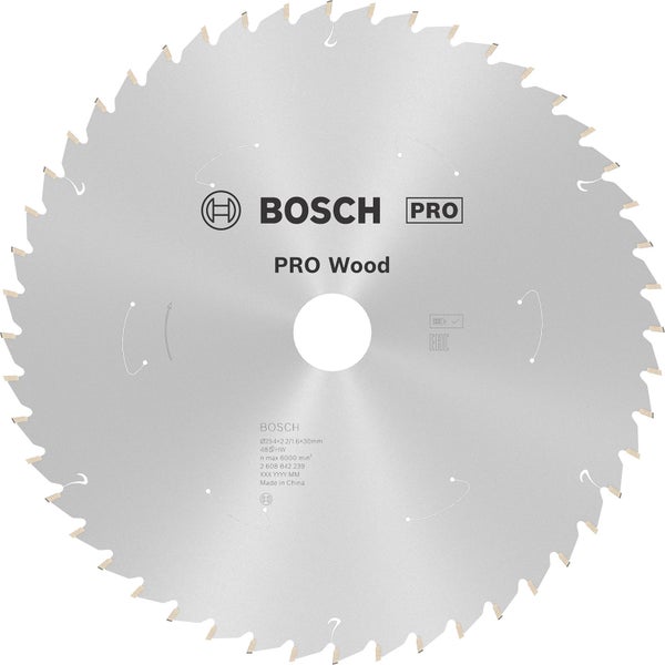 Bosch PRO Wood cordless Blatt für Kreissägen 254 x 2,2 x 30 mm - 2608842239