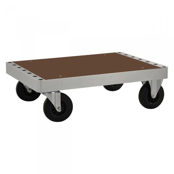 Rollbrett mit Aluminiumrahmen und vier Rollen