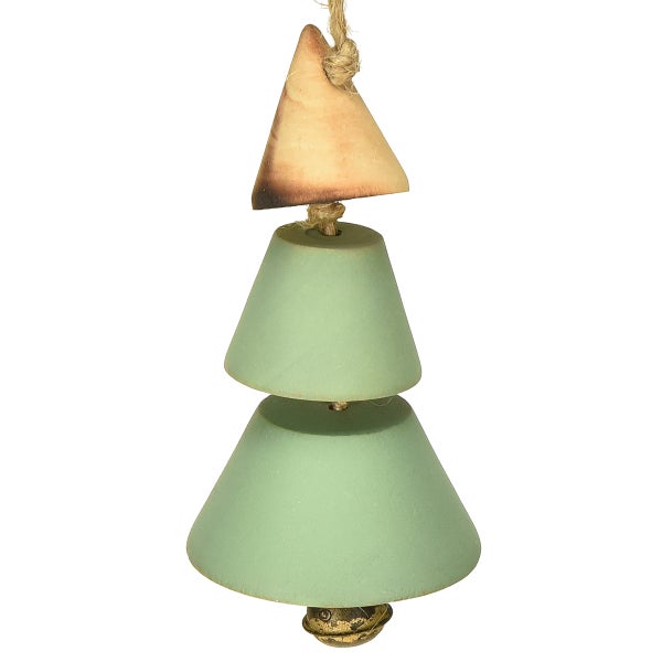 Windspiel mit Dreiecks- und Kegelformen