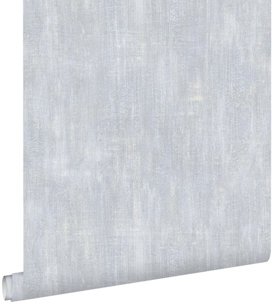 ESTAhome Tapete mit malerischem Effekt Hellblau - 53 cm x 10,05 m - 127637