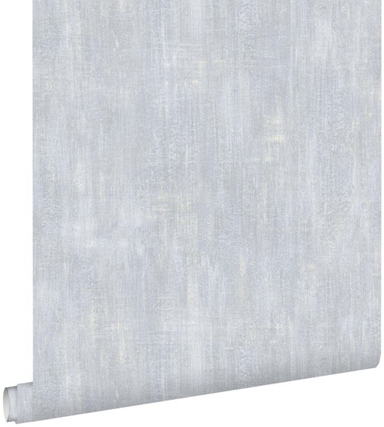 ESTAhome Tapete mit malerischem Effekt Hellblau - 53 cm x 10.05 m - 127637