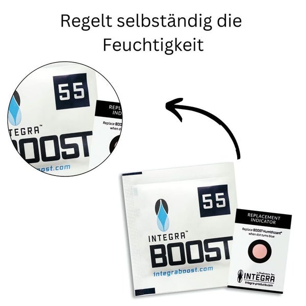 Integra Boost 55% – 67 g Feuchtigkeitsregulierung für Kräuter, Erntegut & Pflanzen | Wiederverwendbar & Umweltfreundlich