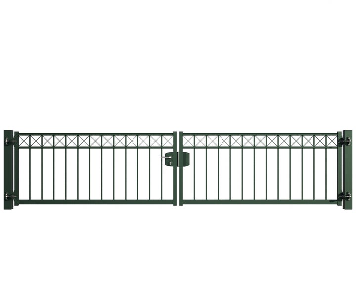 Metall Gartentor mit Schloss