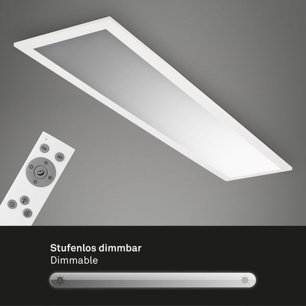 LED Panel CCT Deckenleuchte Deckenpanel Fernbedienung dimmbar 78x18cm Briloner