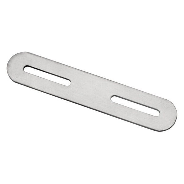 Flachverbinder aus Metall mit zwei Langlöchern zur Verbindung von Holzbauteilen