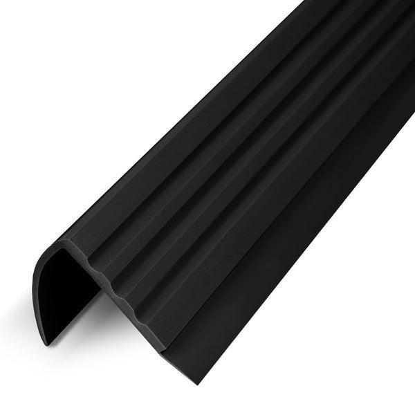 FLOORDIREKT Stufenkantenprofil Michigan - Treppenkantenprofil - Schwarz - 4,5 x 4,2 x 100 cm